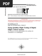 AGARD FLIGHT TEST TECHNIQUE SERIES VOLUME 21 Flying Qualities Flight Testing of Digital Flight Control Systems