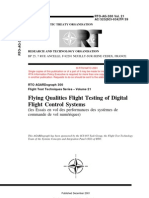 AGARD FLIGHT TEST TECHNIQUE SERIES VOLUME 21 Flying Qualities Flight Testing of Digital Flight Control Systems
