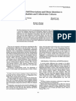 Rhee, Uleman, Lee, Roman (1995). Spontaneous Self-Descriptions and Ethnic Identities in Individualistic and Collectivistic Cultures