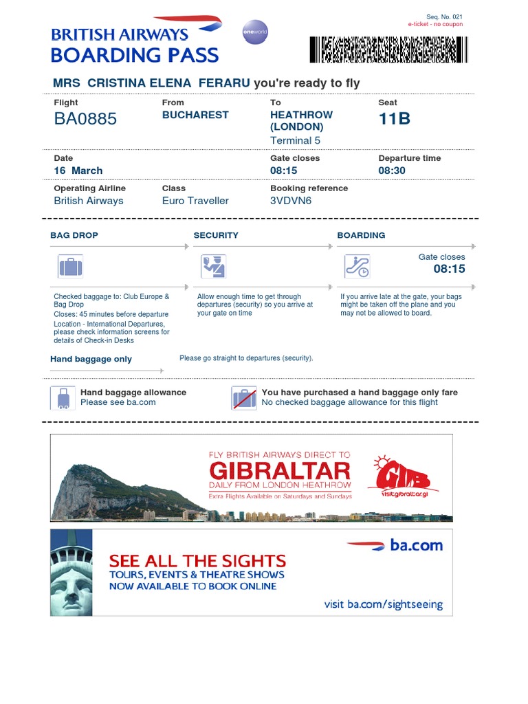 ba euro traveller baggage allowance