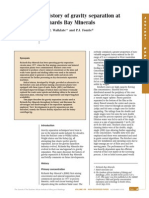 History of Gravity Separation at Richards Bay Minerals