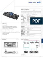 System Control Keyboard: Technical Specifications