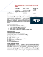 Module Title: Module Code:: Derivative Securities / TRADING SIMULATION III IC301