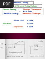 Ultrasonic Testing Formula Reference | PDF | Waves | Wavelength