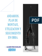 Andamio Plan de Montaje Utilizacion y Seguimiento en Obra