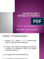 Constitución Y Sistema de Fuentes: Universidad Carlos III de Madrid