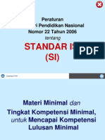 Permendiknas 22 2006 Standar Isi