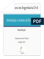 Modelação e Análise de Estruturas