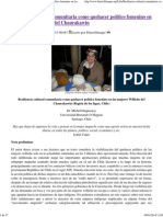 Resiliencia Cultural Comunitaria Como Quehacer Político Femenino en Las Mujeres Williche Del Chaurakawin