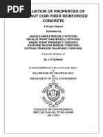 Download Evaluation of Properties of Coconut Coir Fiber Reinforced Concrete by ROHIT PRADEEP BABJE SN216757167 doc pdf