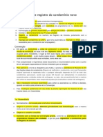 A Convenção Condominial É o Instrumento Que Constitui A Compropriedade