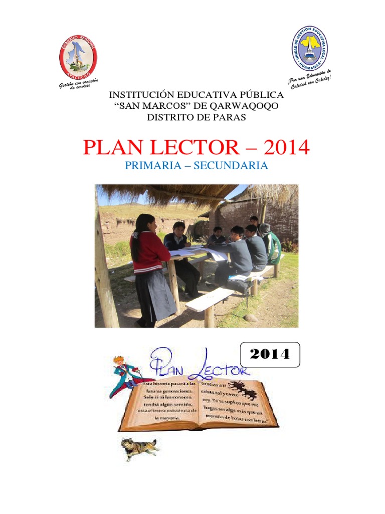 Plan Lector 2014: Mejora de Comprensión Lectora | PDF | Lectura ...