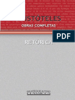 ARISTÓTELES. Retórica