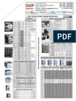 Anuroop Switchgear Company Price List