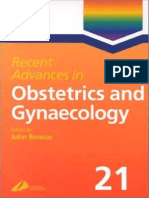 Recent Advances in Obstetrics & Gynecology Volume 21