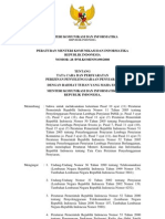 Download Permen Kominfo RI No 28 Tahun 2008 Tentang Tata Cara dan Persyaratan Perizinan Penyiaran by Agus Yuniarso SN21678164 doc pdf