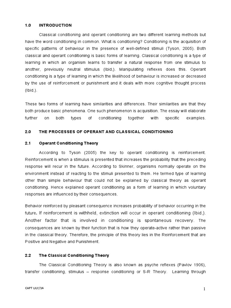Worksheets Operant Conditioning Worksheet classical and operant conditioning have pervasive influence in our world reinforcement