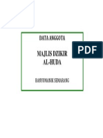 Data Anggota Majlis Dzikir