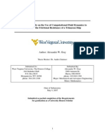 Preliminary Study On The Use of Computational Fluid Dynamics To Determine The Frictional Resistance of A Trimaran Ship