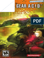 Metal Gear Acid 2 - Manual - PSP