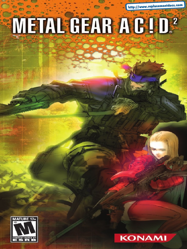 Metal Gear Acid 2 Manual PSP Play Station Usb Flash Drive
