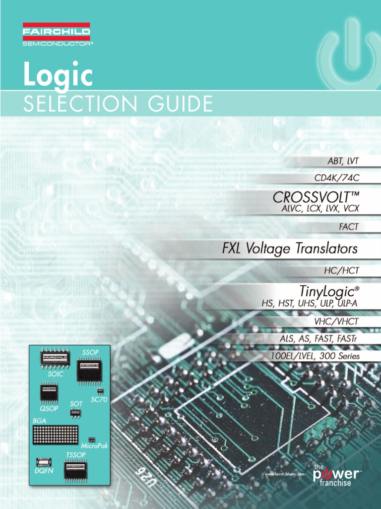 Fairchild Logic Selection Guide PDF Mosfet Field Effect Transistor