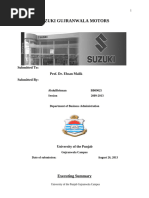 Download Internship Report on Suzuki Gujranwala motors by Abdulrehman Butt SN216848051 doc pdf