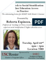 Save the Date for Dr. Espinoza - April 22