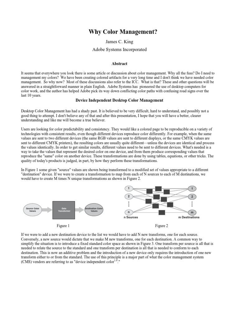 Why Color Management | PDF