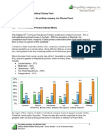 VA-10 GOP Primary Polling Memo 