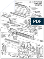 AR-15A2 Rifle Diagram