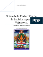 Sutra de La Perfección de La Sabiduría para Vajraketu