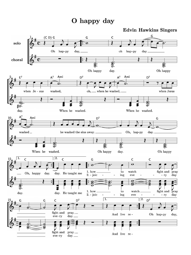 Edwin Hawkins Singers O Happy Day