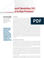 UN Res. 242: Analysis and Provisions