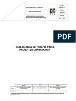 Guia Clinica de Terapia para Pacientes Con Disfagia