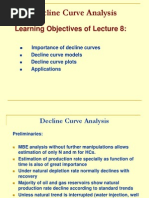 Lecture 4 - Decline Curve Analysis