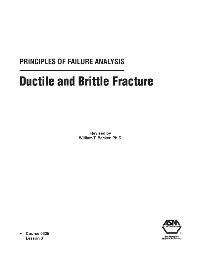 Lesson 3 Ductile and Brittle Fracture.pdf Fracture Plasticity