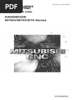 Mitsubishi M700 Handbook Switch Parameter Computer Programming