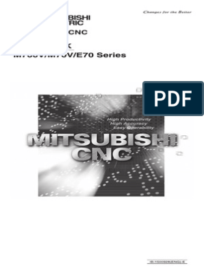 Mitsubishi M700 Handbook Switch Parameter Computer Programming