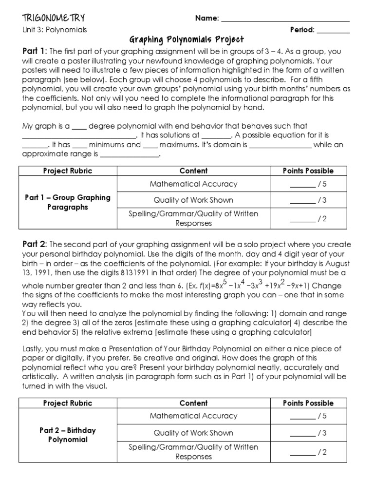 Unit 3 relations and functions homework 2 real world graphs answers picture