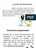 Opciones y Toma de Decisiones