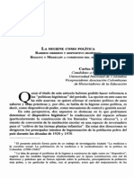 Noguera. La higiene como política