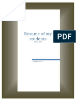 Resume/CVs of great students (will graduate 1H2014)