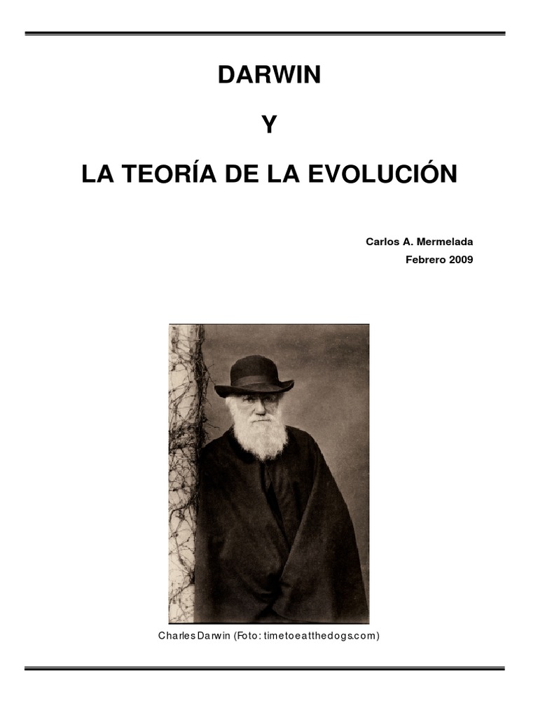 Darwin y La Teoría de La Evolución - Carlos A. Mermelada | PDF
