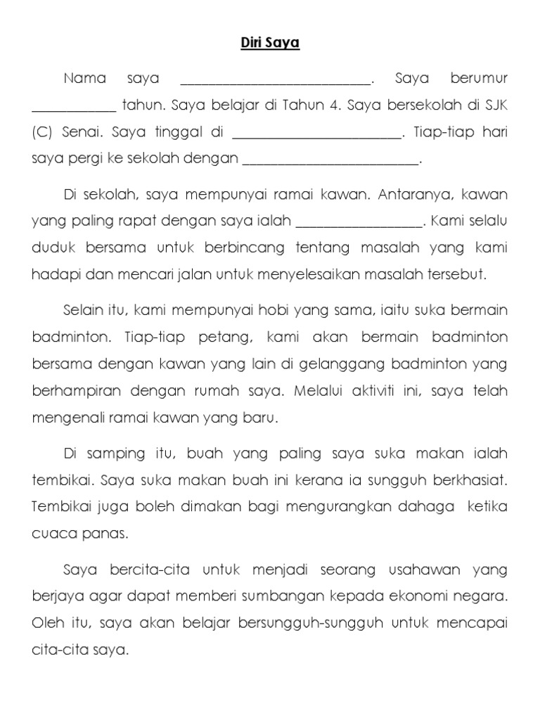 Diri Saya Pdf