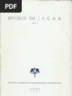 Estudos do ISCAA - Nº1, Ano 1981