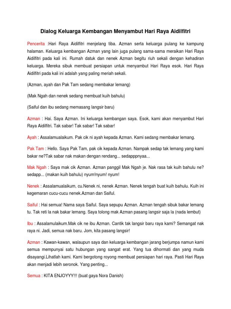 Karangan Contoh Pengalaman Pdf