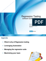 Regression Testing: Software Quality Webcast