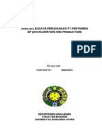 Analisis Budaya Perusahaan PT - Pertamina Ep (Eksploration and Production)