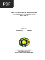 Download EFEKTIVITAS PROGRAM PELATIHAN DAN PENGEMBANGAN UNTUK KARYAWAN EKSPATRIAT by Fikri SN216941419 doc pdf